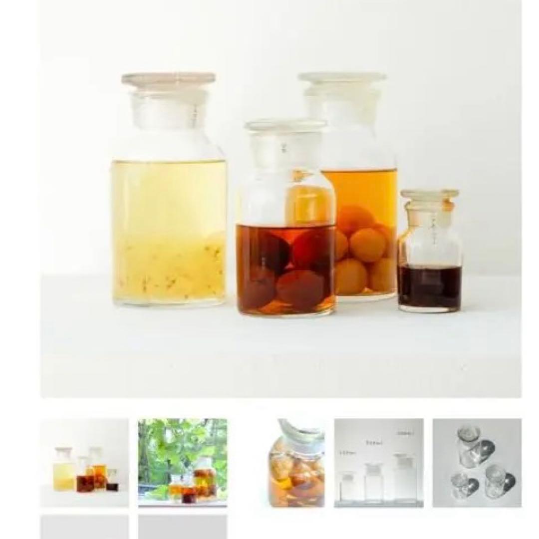 小泉硝子製作所 / 広口試薬瓶4つセット