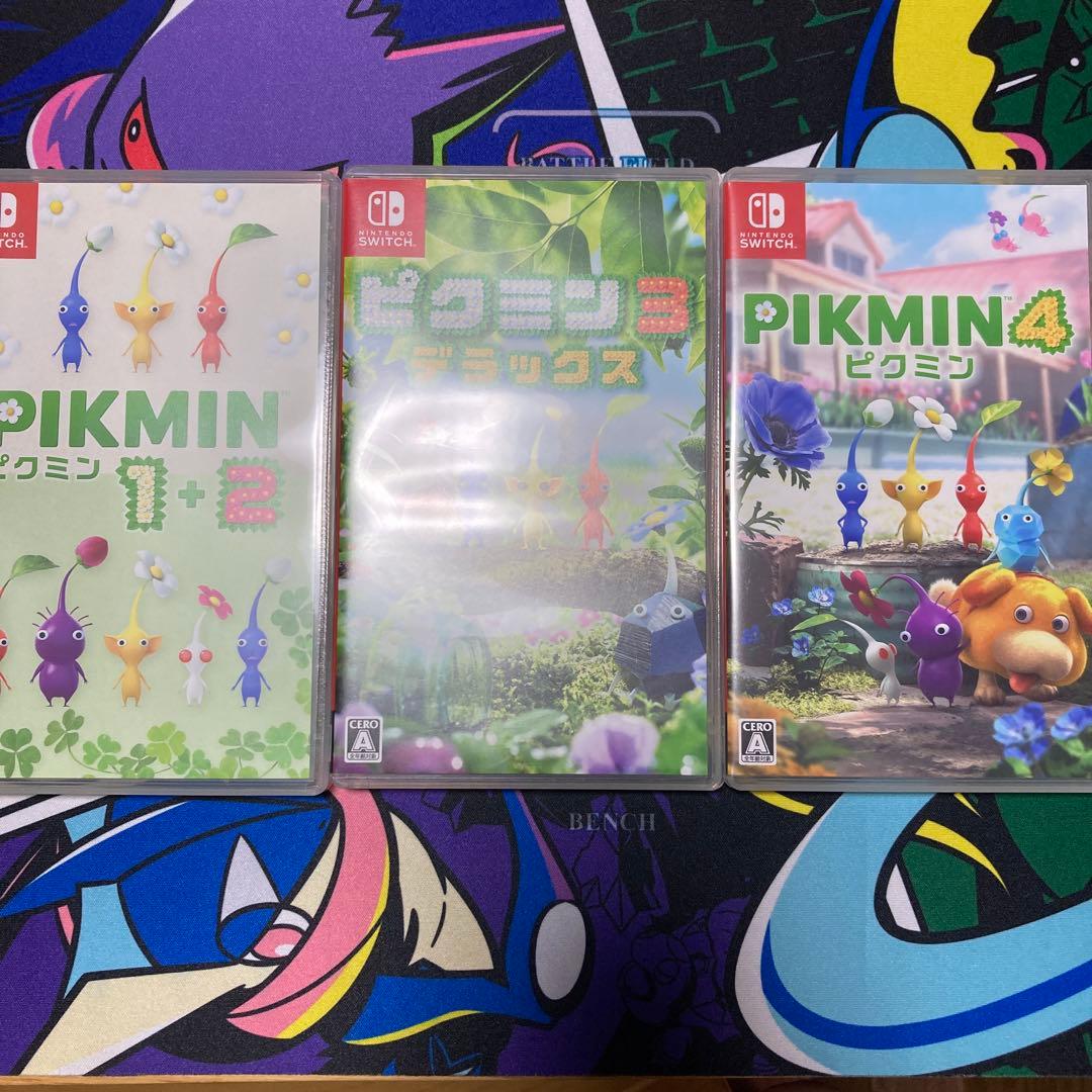 Pikmin 1+2, 3, 4 セット