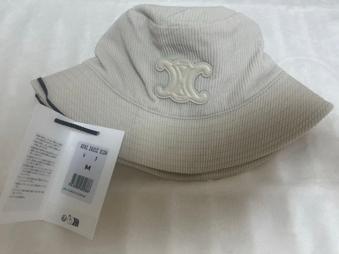 CELINE セリーヌ　バケハ　トリオンフ バケットハット  コーデュロイ