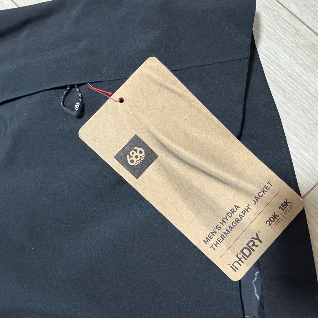 新品未使用 686 スノーボード ウェア Lサイズ ジャケット ブラック