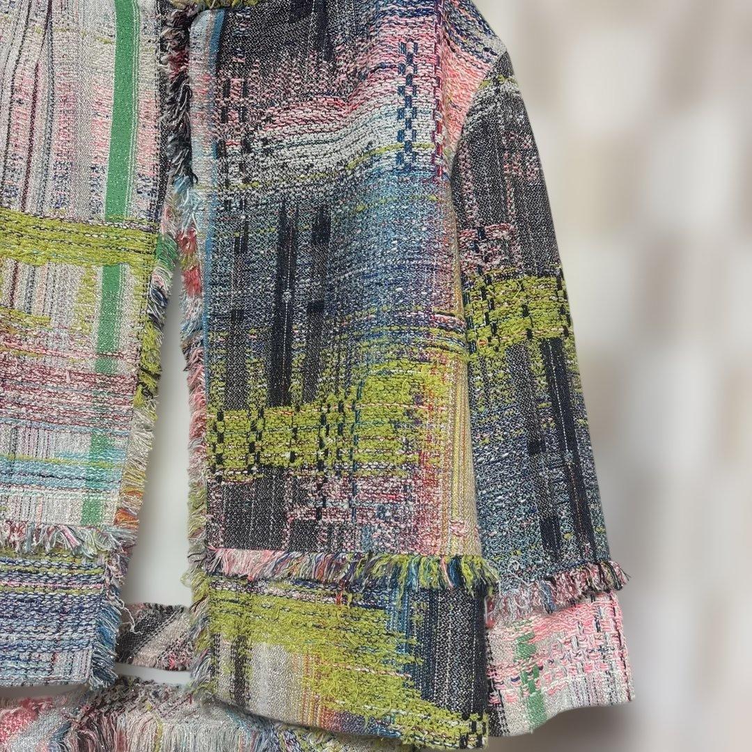 SCAPA スキャパ ミックスツィードジャケット 長袖シャツ アンサンブル