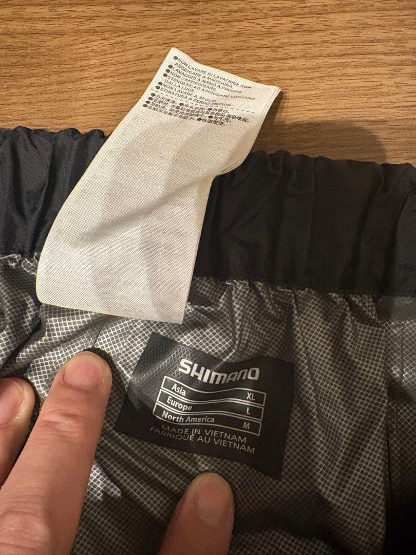 最終値下げ シマノ　レインウェア　XL