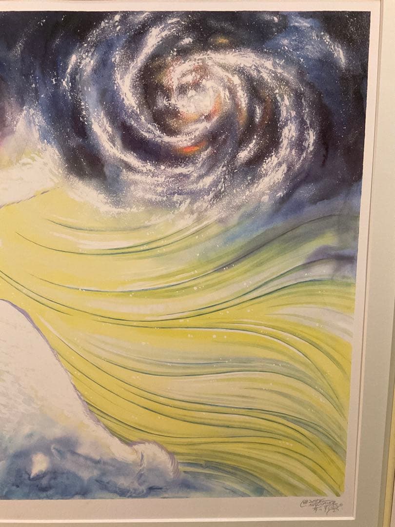 松本零士「メーテルレジェンド」シルクスクリーン　直筆サイン有り・作品保証書無し