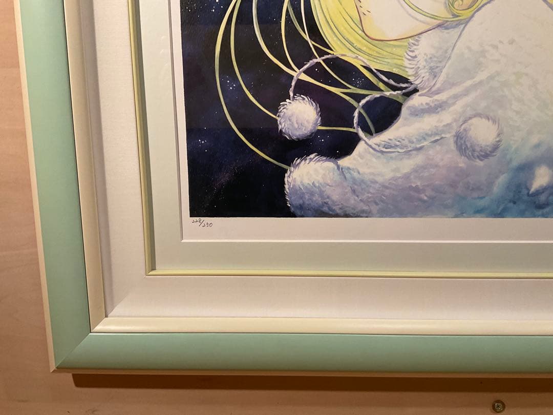 松本零士「メーテルレジェンド」シルクスクリーン　直筆サイン有り・作品保証書無し