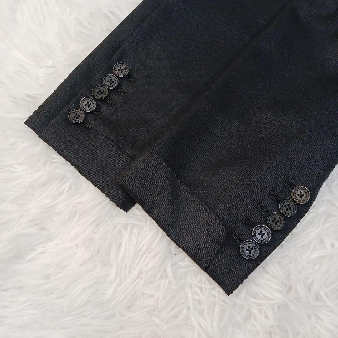 ✨希少サイズ42R✨ブラックレーベル 御幸毛織　シルクモヘア混　3ピーススーツ