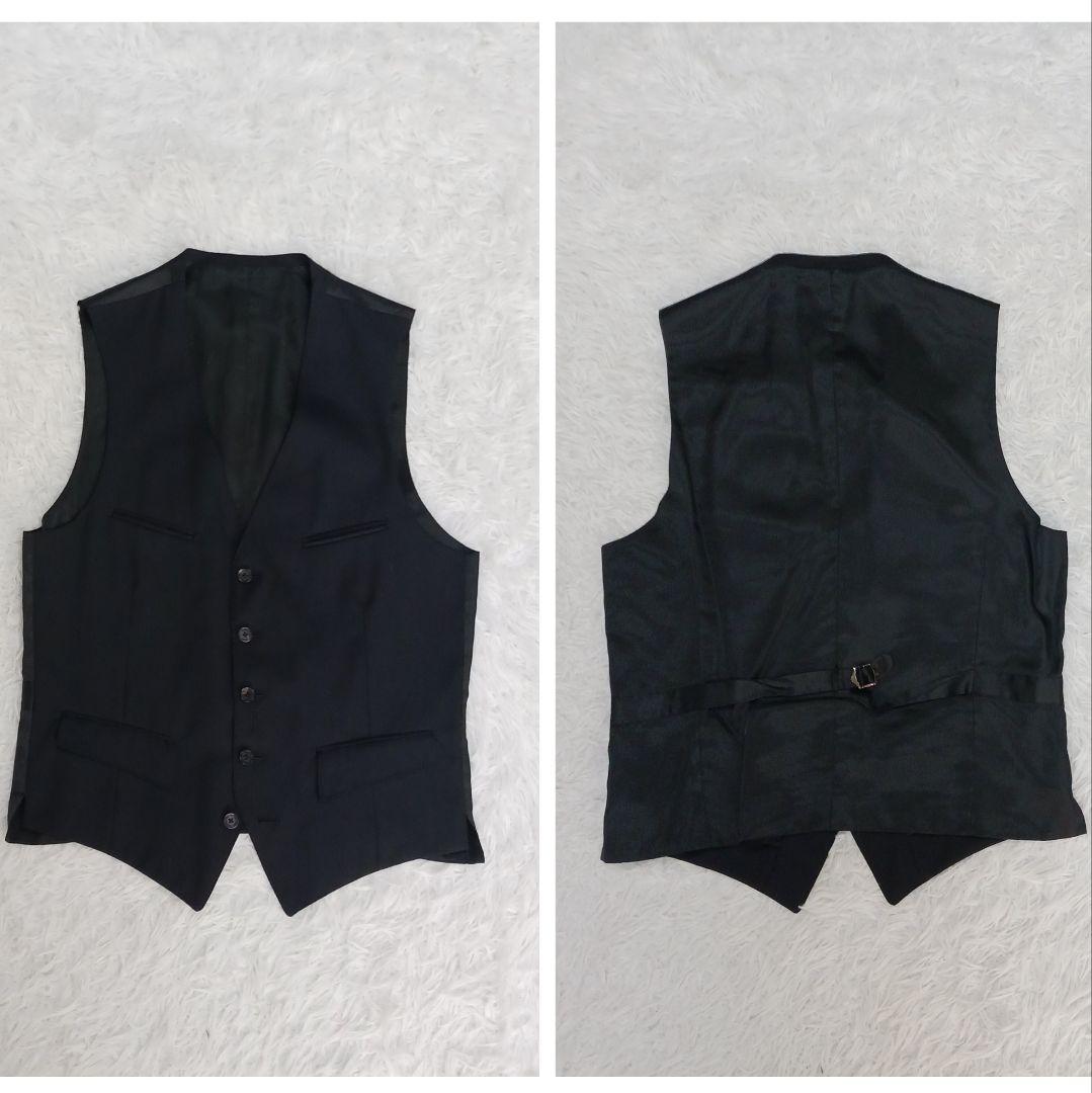 ✨希少サイズ42R✨ブラックレーベル 御幸毛織　シルクモヘア混　3ピーススーツ