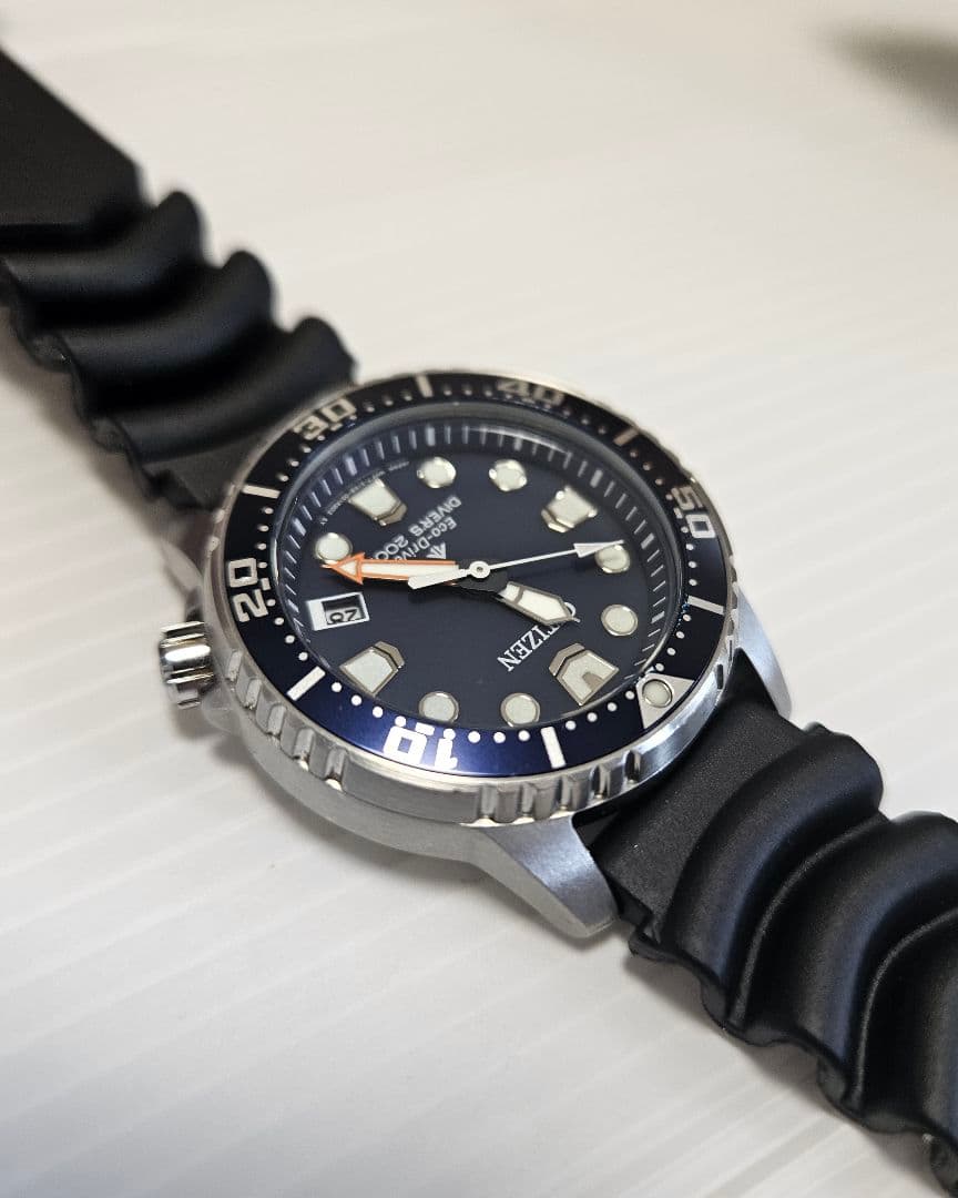値下✕ CITIZEN プロマスター エコドライブ ダイバー ネイビー