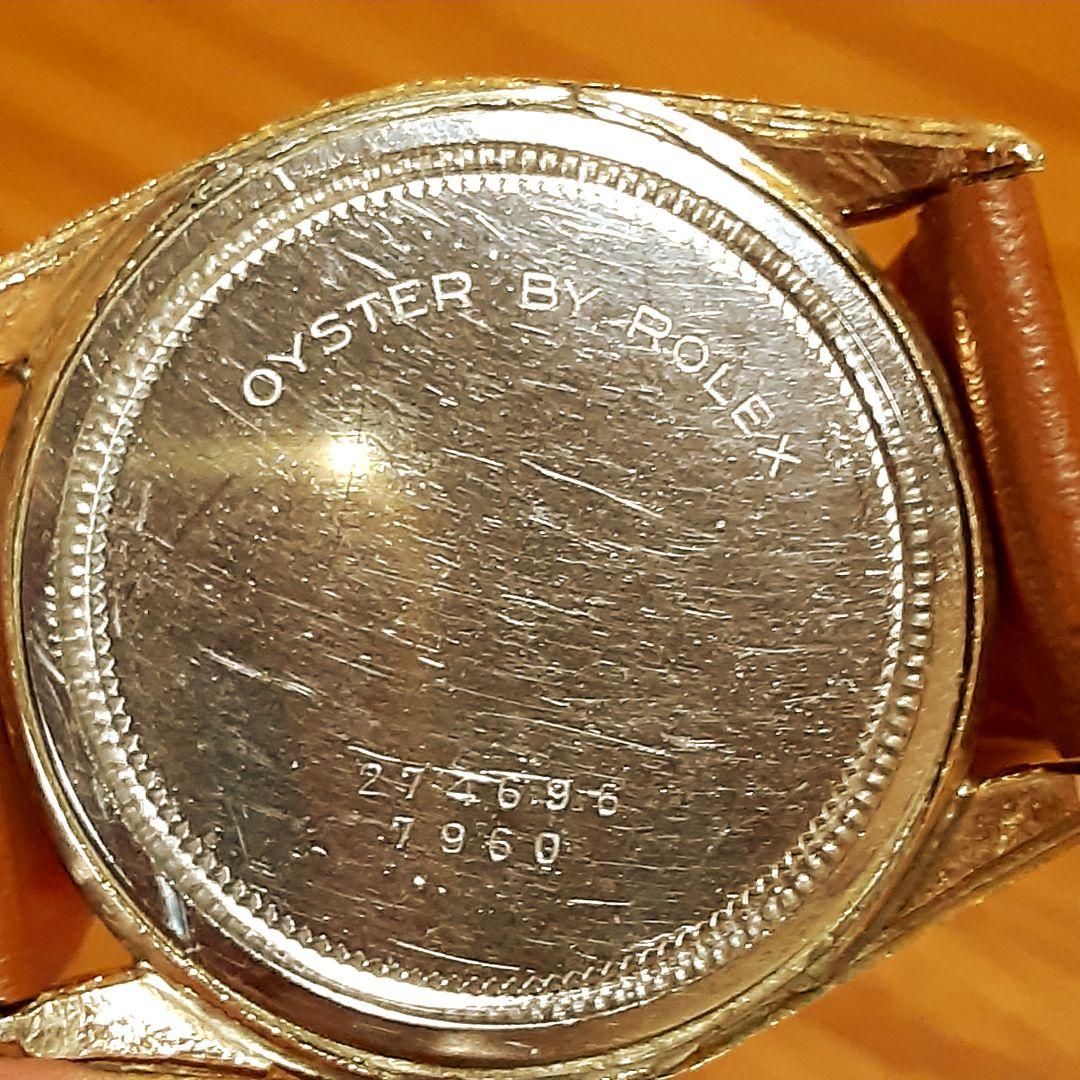 チューダー　オイスター　ゴールドインデックス　7960　手巻きメンズ腕時計