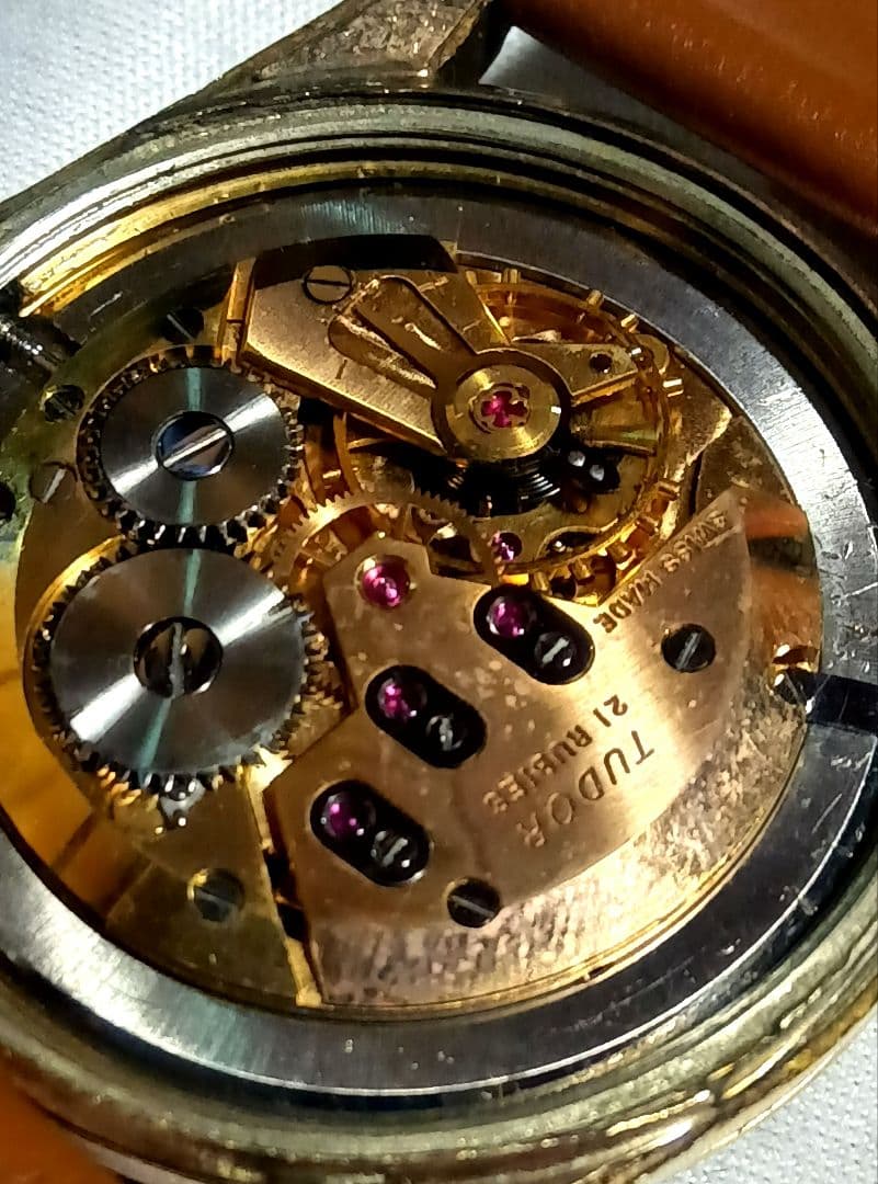 チューダー　オイスター　ゴールドインデックス　7960　手巻きメンズ腕時計