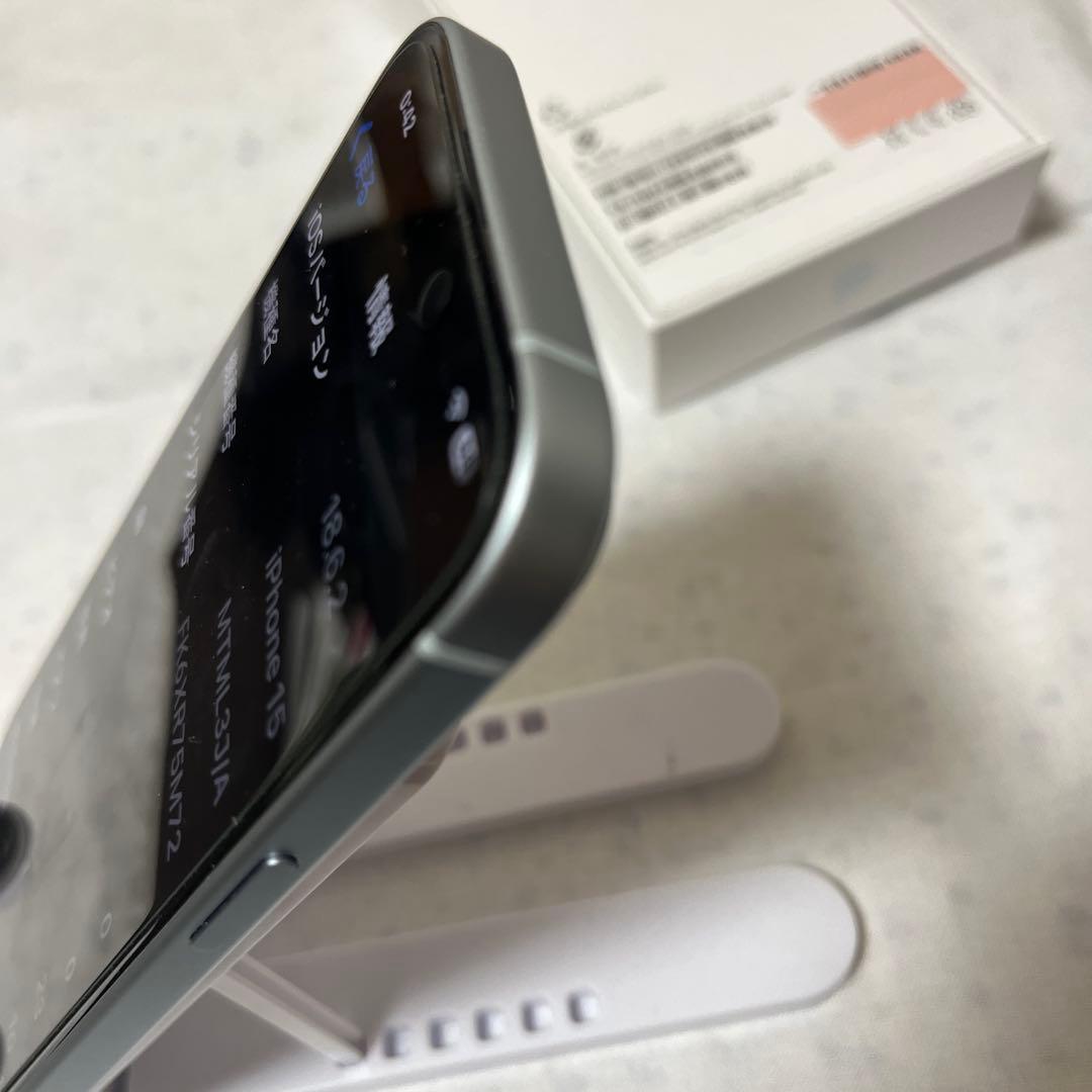 【美品中古】Apple iPhone 15 本体 128GB ブルーSIMフリー