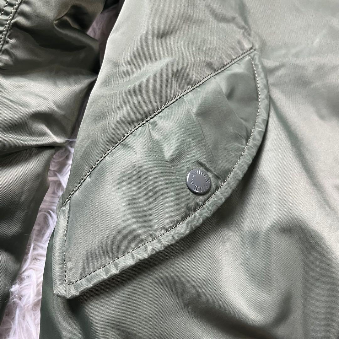 【美品】AVIREX アヴィレックス MA-1 USA バッグロゴ メンズ L