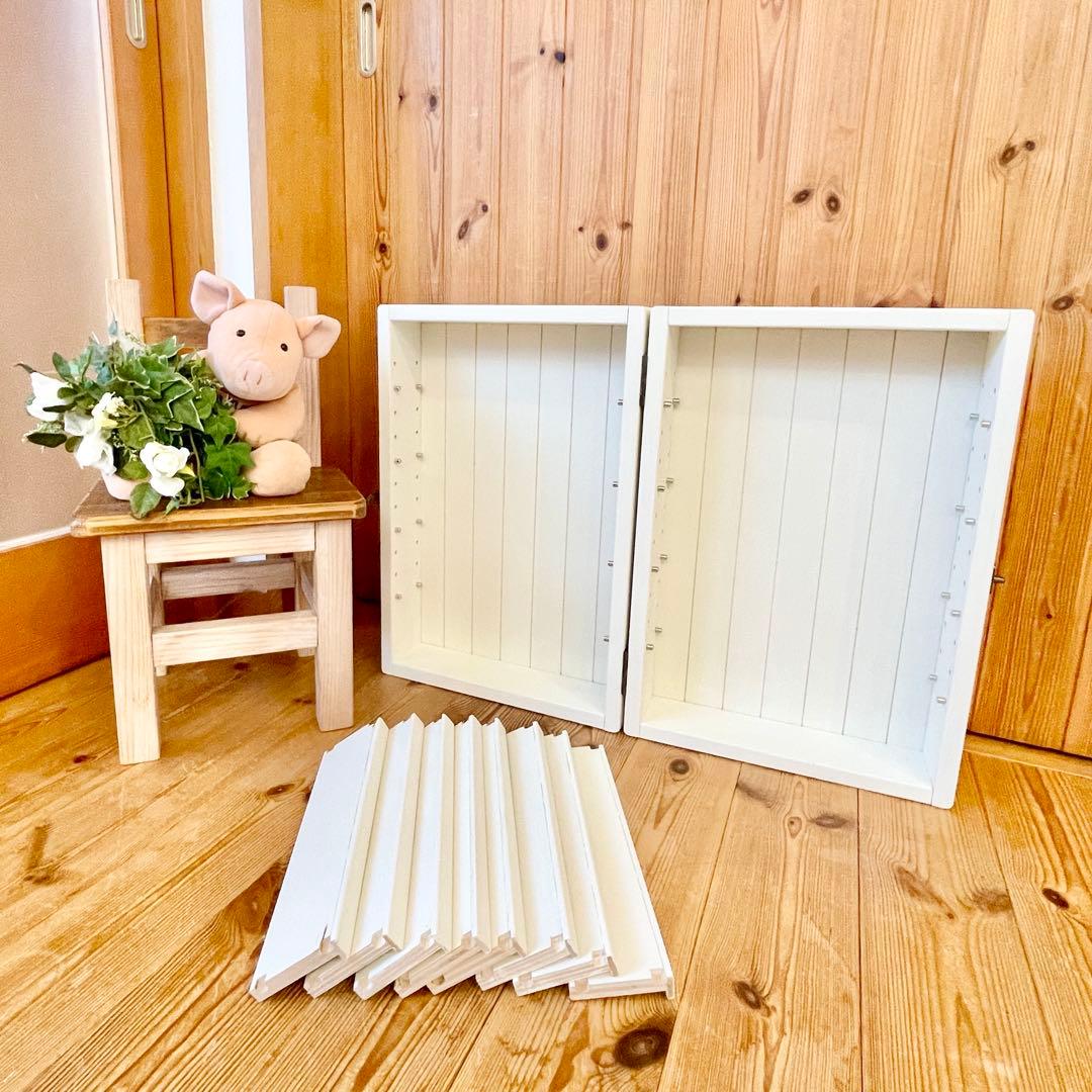 斜め棚にも！イベント什器　可動棚　片開き　カスタマイズ　ディスプレイ　トランク型