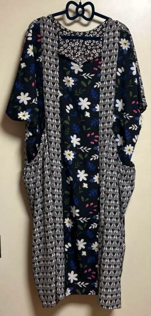 as knou as オオラカ　半袖ワンピース【19号】