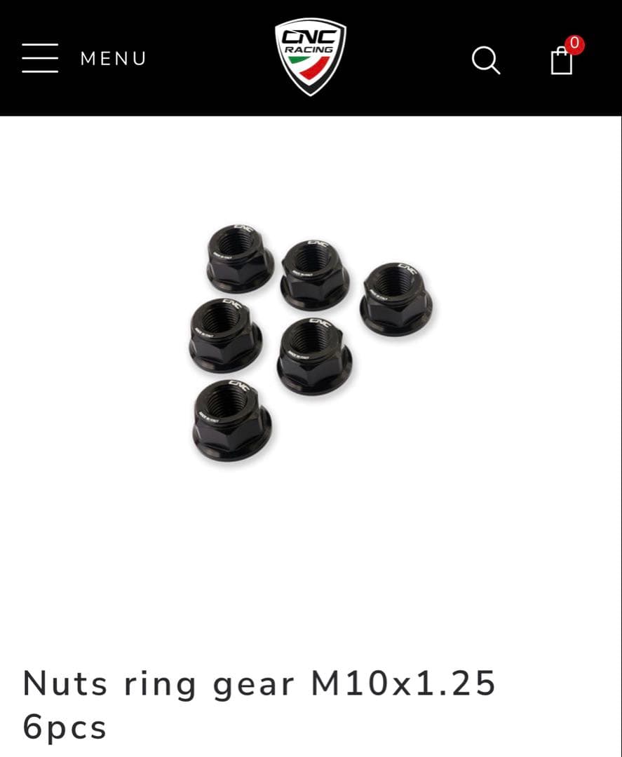 CNC RACING パニガーレV4 リアスプロケットフランジ