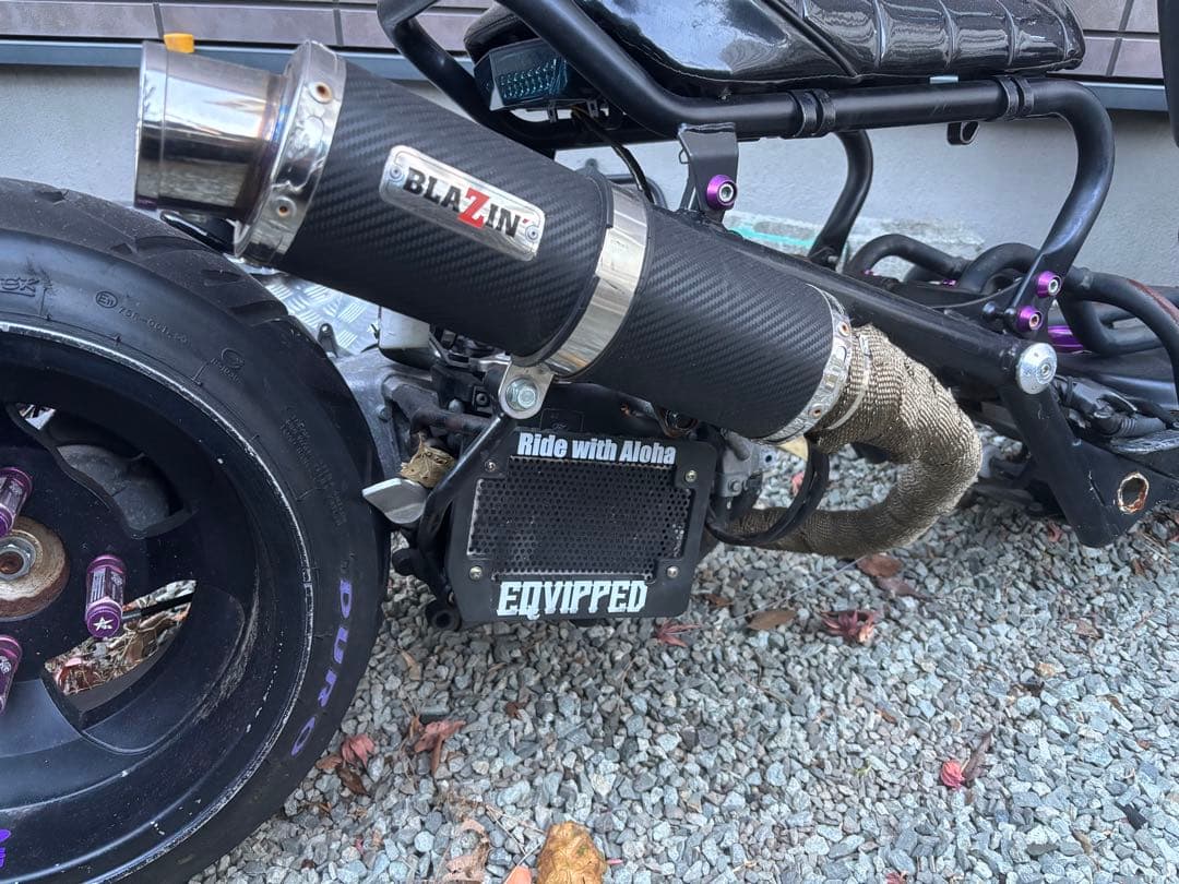 希少　廃盤　ホンダ　ズーマー　ブレイズン　太足対応マフラー