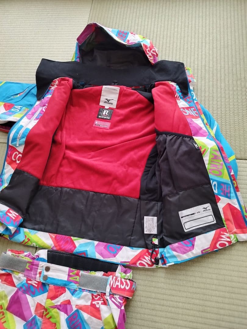 メル54478さまへ　希少　MIZUNO スキーウェア　上下セット　ミズノ Ｍ