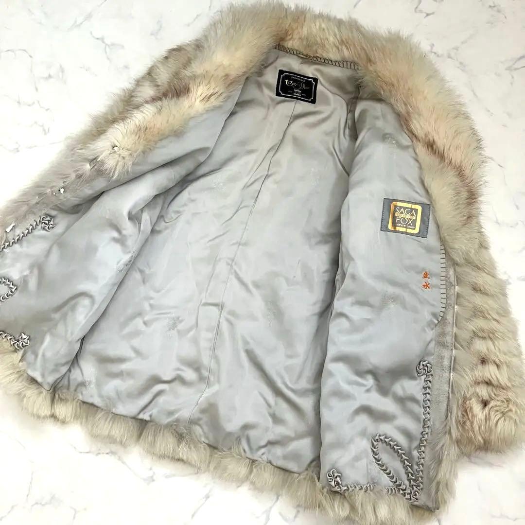 Sabel✨セーブル　サガフォックス　金サガ　毛皮　フォックスコート