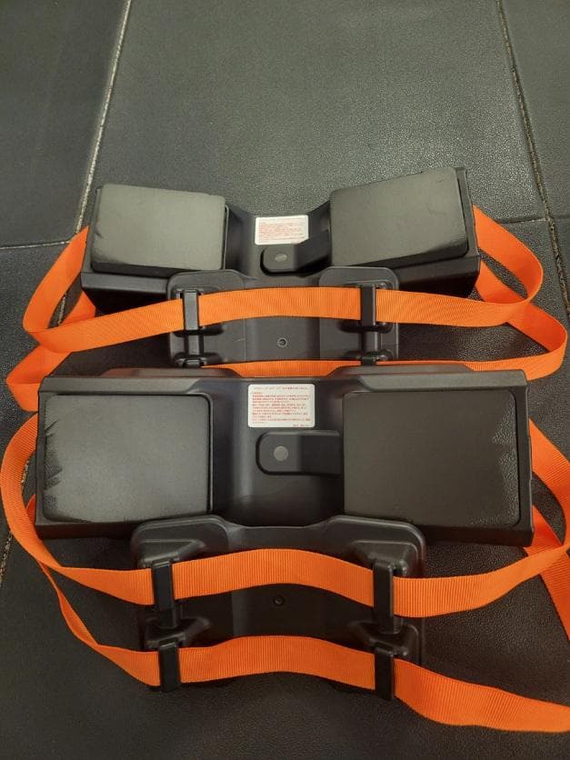 RealLine 　コア②　トレーニング・パワーベルト ブラック/オレンジ