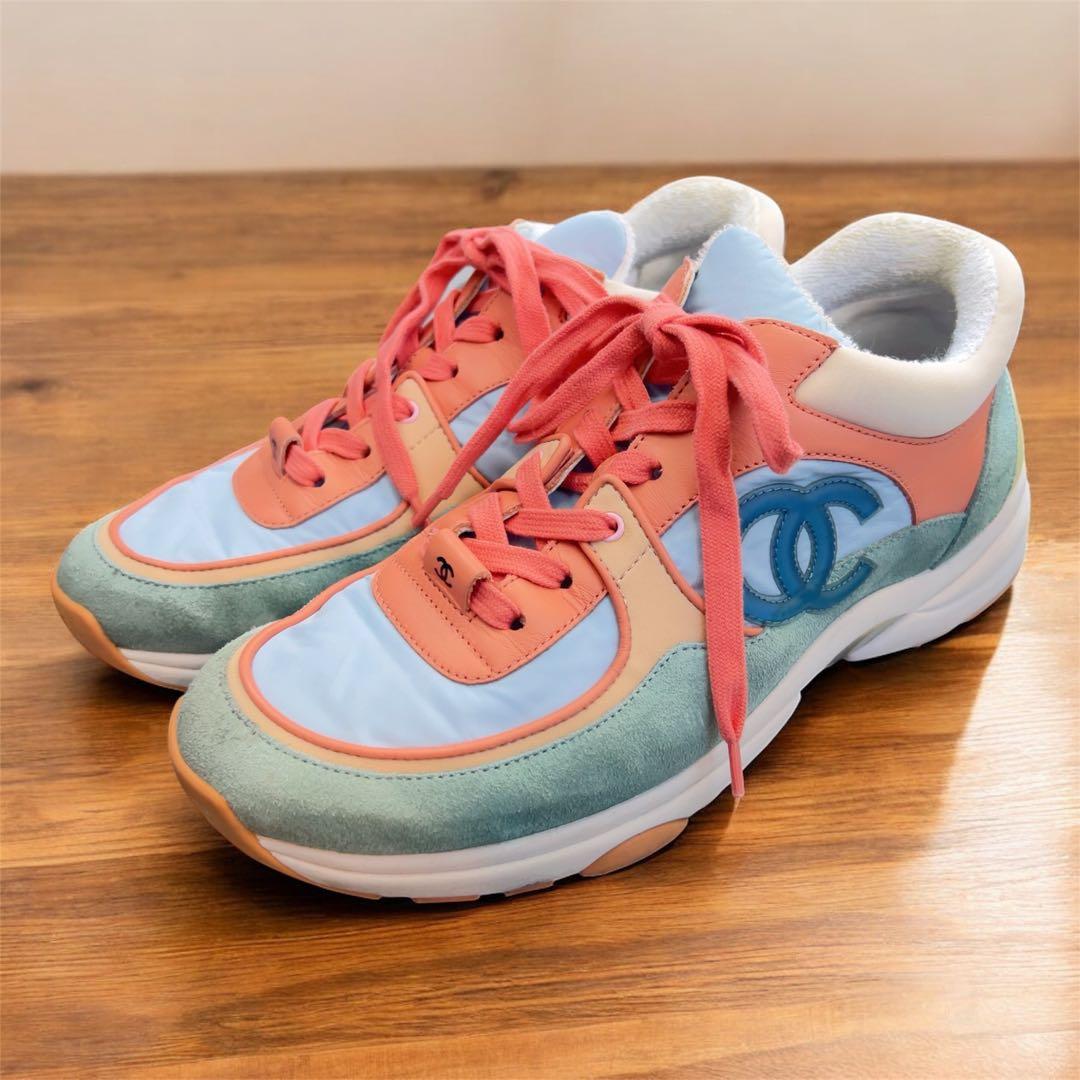 【美品】 CHANEL スニーカー シャネル 靴