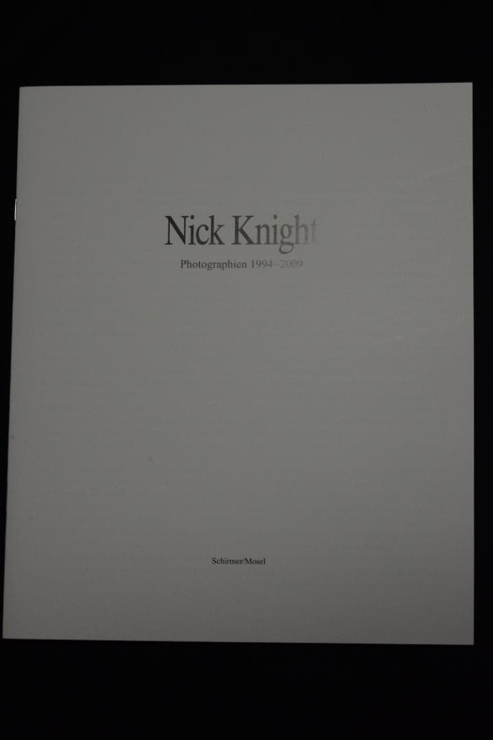 【Nick Knight：photographien 1994-2009】新品