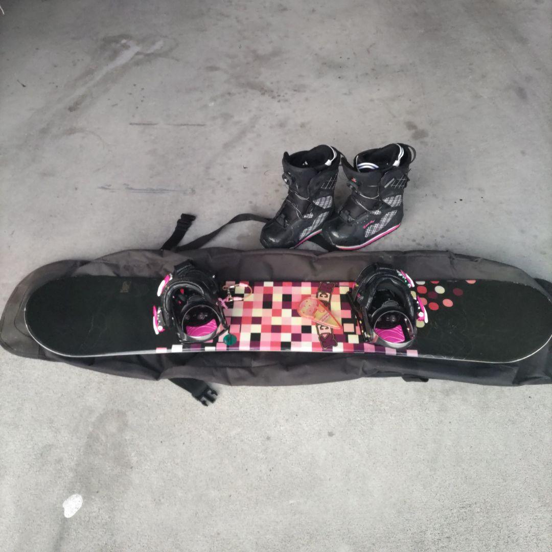 スノーボードセット　レディース ４点セット
