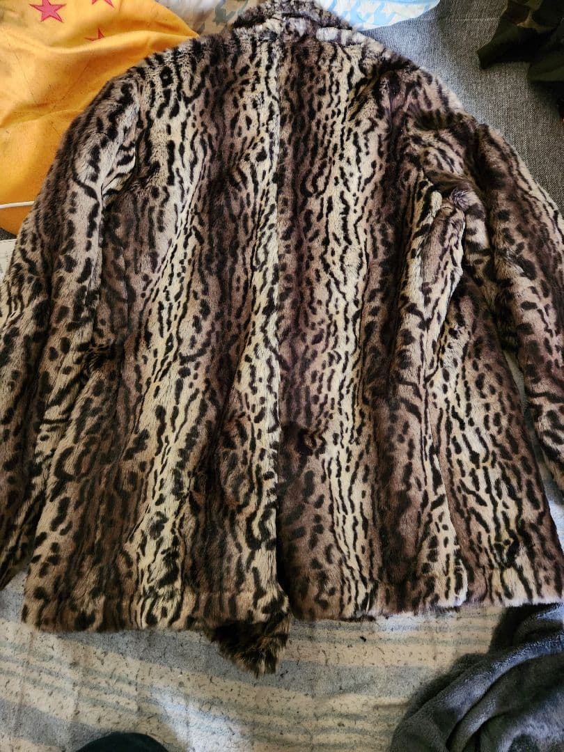 Schott ヒョウ柄　ファーコート　レオパード