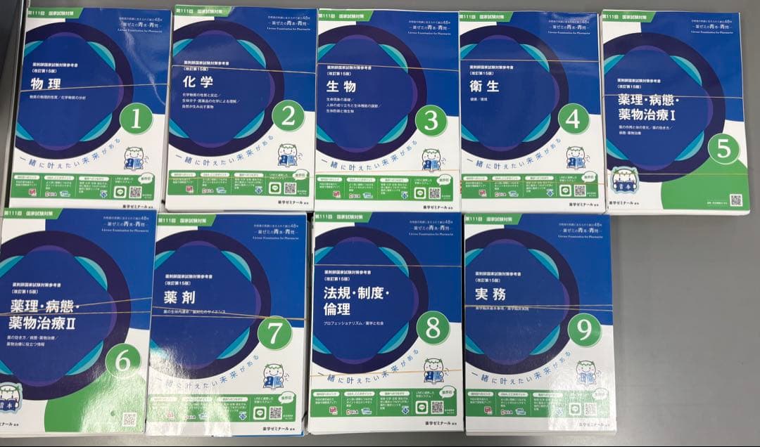 【裁断済】　111回薬剤師国家試験対策　青本・青問 第110回薬剤師国家試験