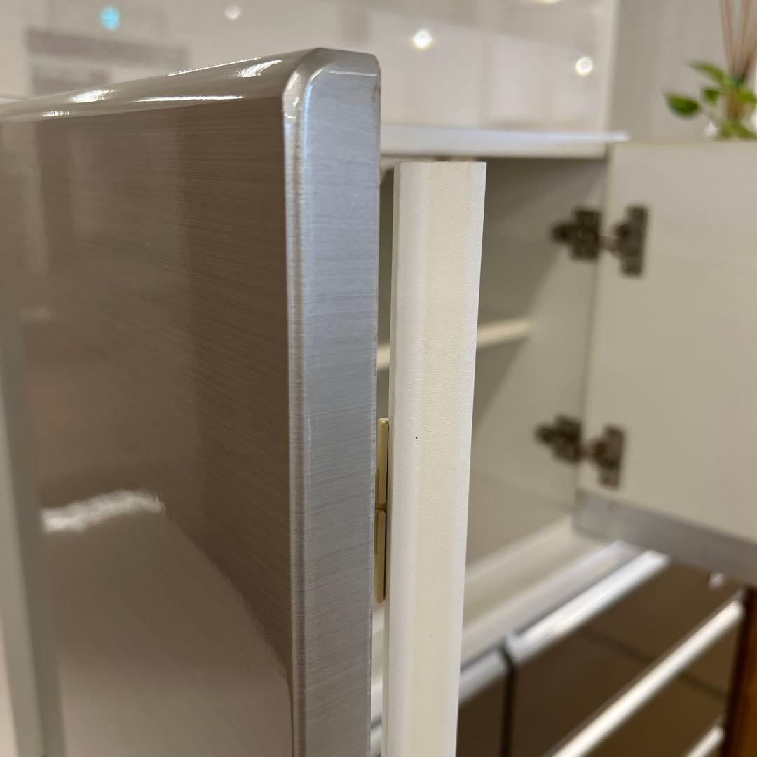 ☆展示品☆食器棚上置き 収納庫 ストック棚 フリーラック 耐震ラッチ付