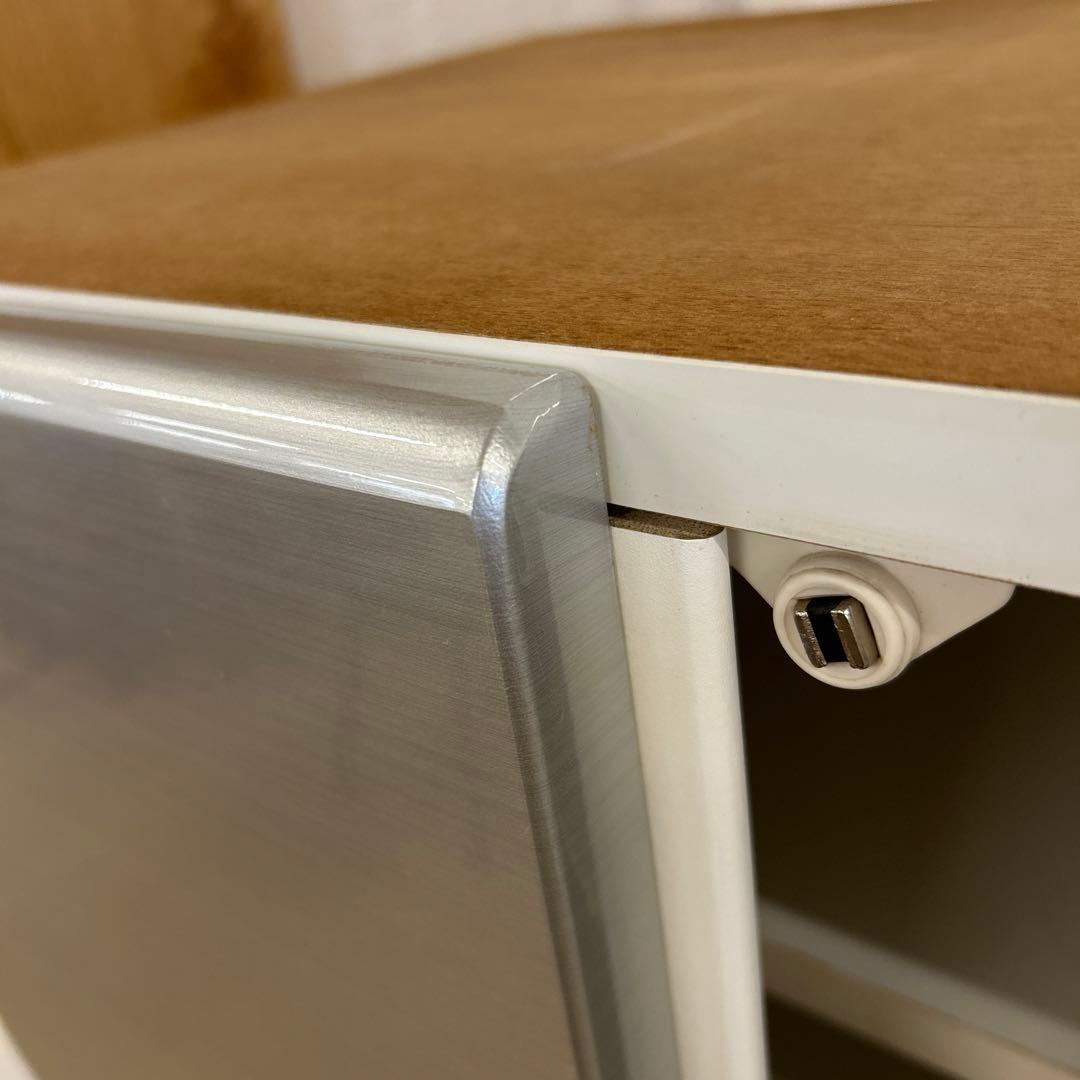 ☆展示品☆食器棚上置き 収納庫 ストック棚 フリーラック 耐震ラッチ付