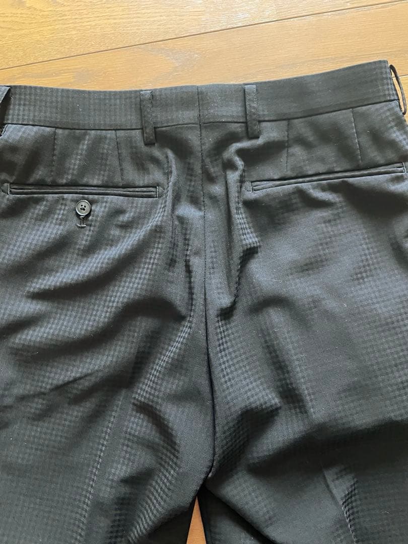 【極美品】希少Y 3 スリーピーススーツ黒チェック織柄　最安値