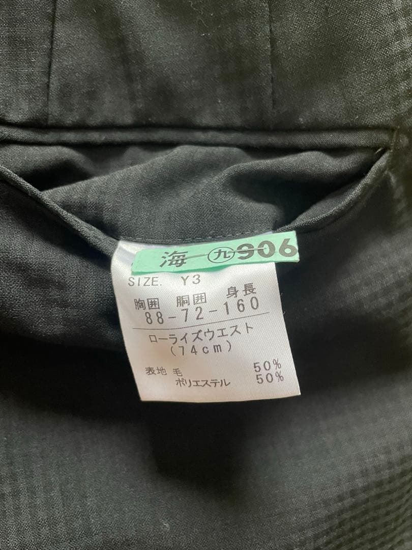 【極美品】希少Y 3 スリーピーススーツ黒チェック織柄　最安値