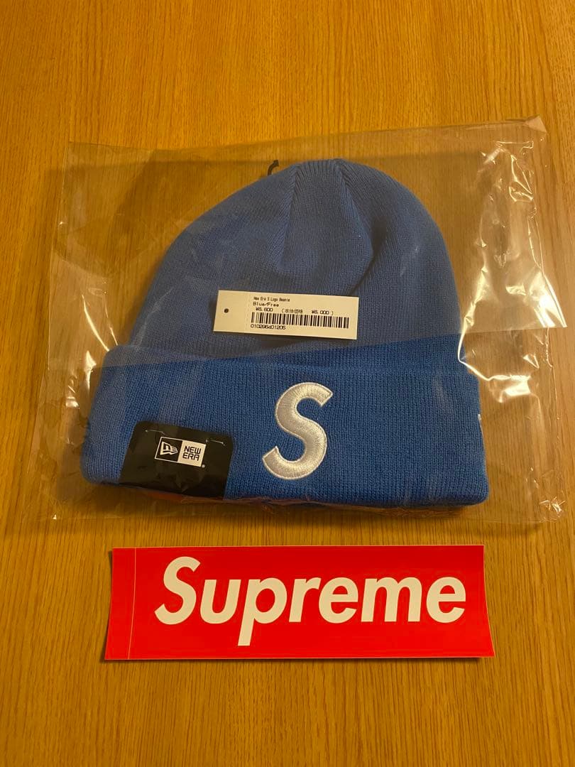 帽子 Supreme New Era S Logo Beanie \"Blue\"