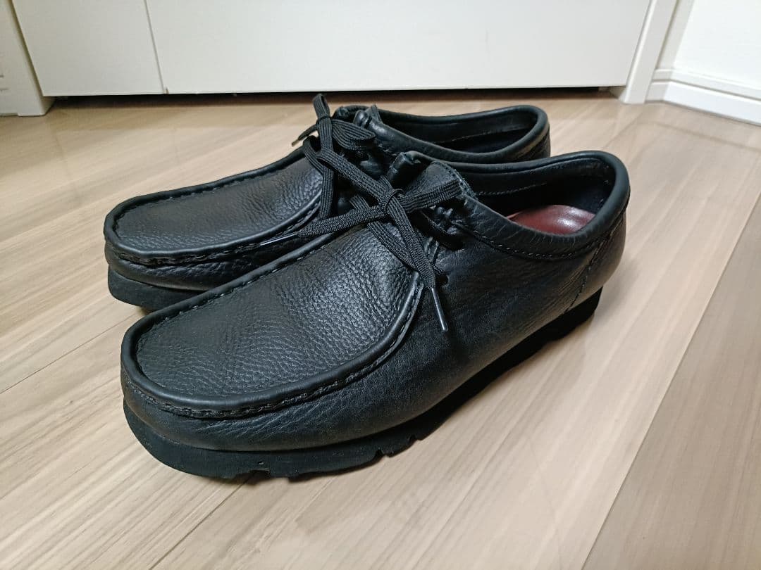 Clacks wallabee GTX ゴアテックス ブラック レザー 27cm