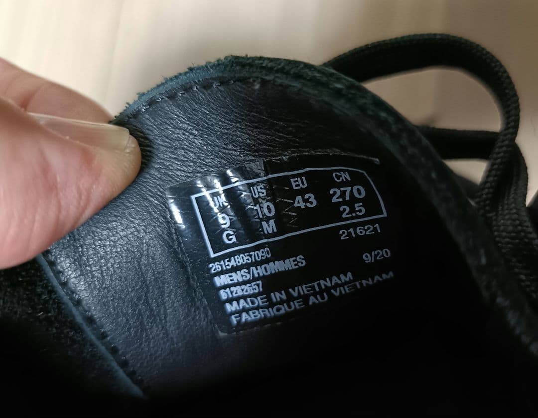 Clacks wallabee GTX ゴアテックス ブラック レザー 27cm