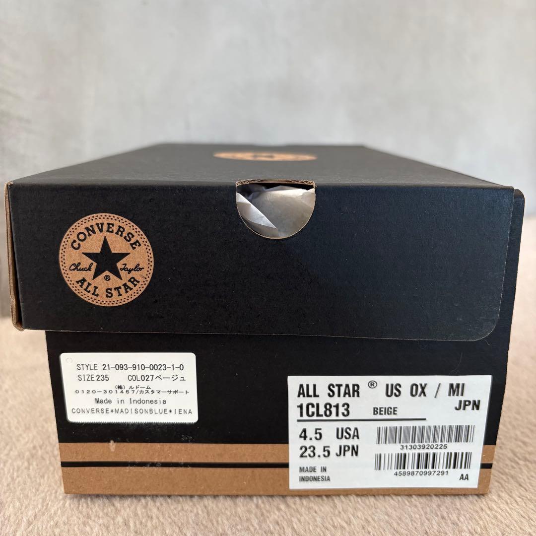 新品未使用 Converse×マディソンブルー×IENA ALLSTAR23.5