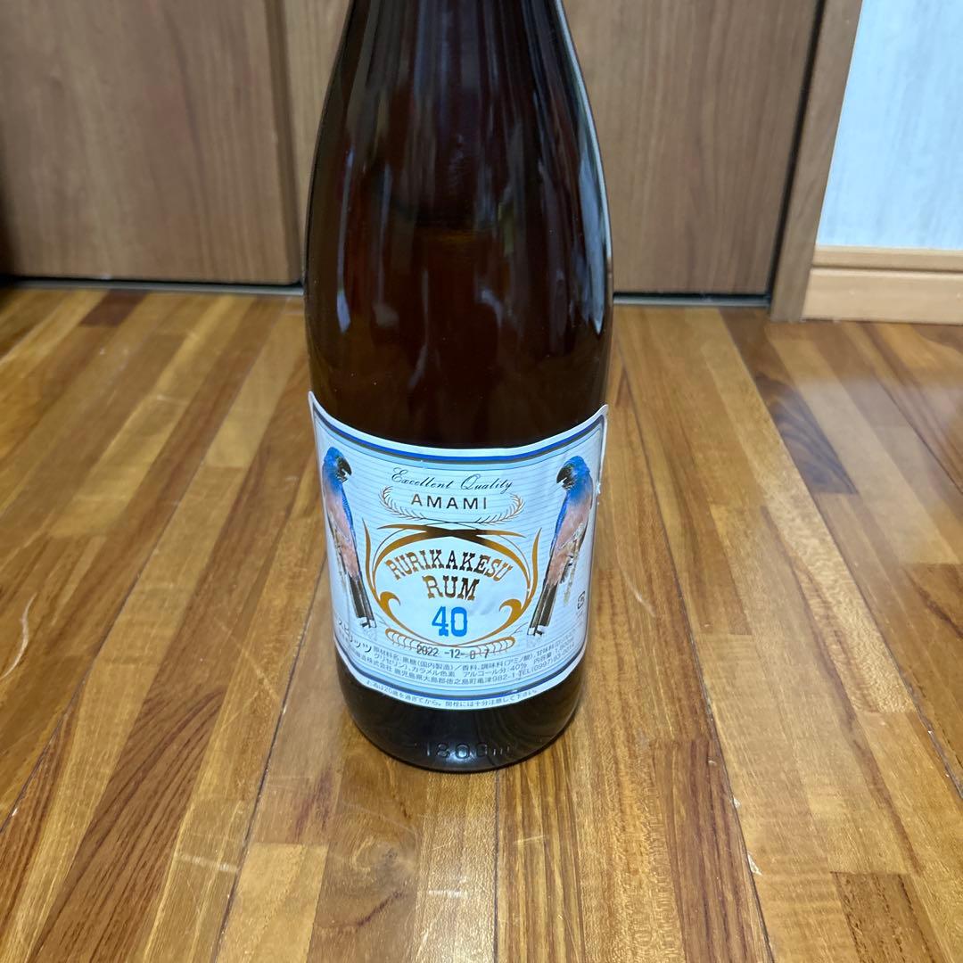 終売品◆ルリカケス ラム40◆ 1800ml 高岡醸造　ゴールド　スピリッツ