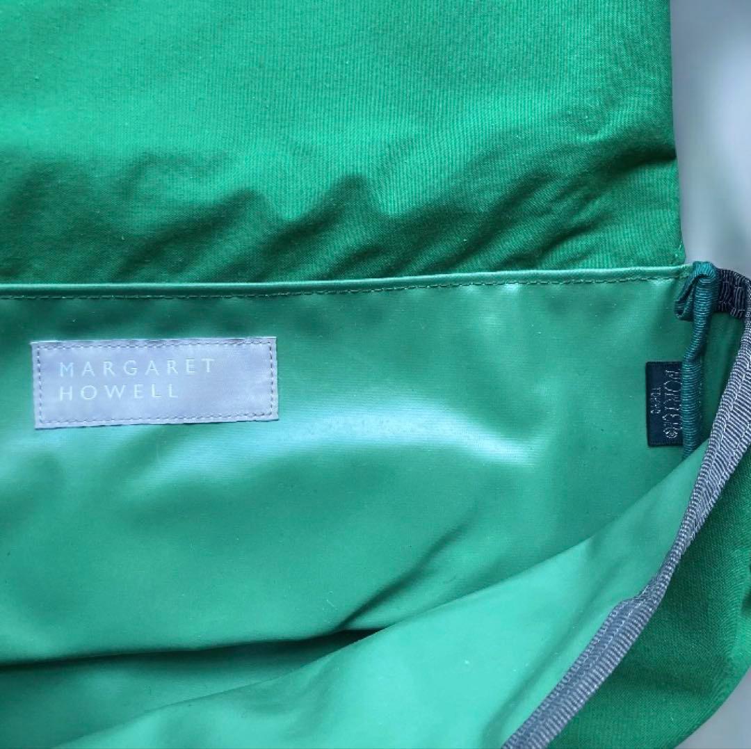 小*1様 【希少】マーガレットハウエル×ポーター メッセンジャーバッグ 緑 茶