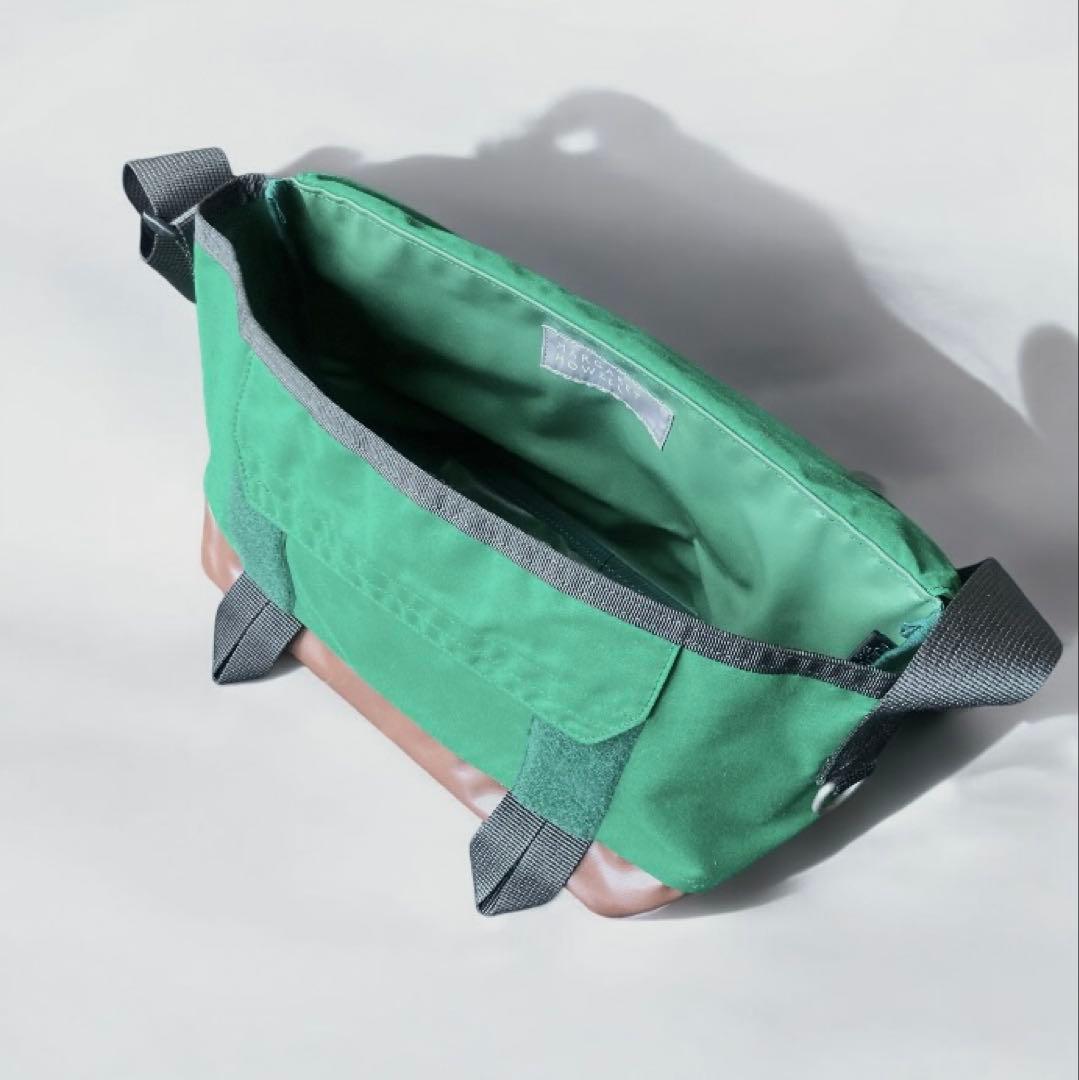 小*1様 【希少】マーガレットハウエル×ポーター メッセンジャーバッグ 緑 茶