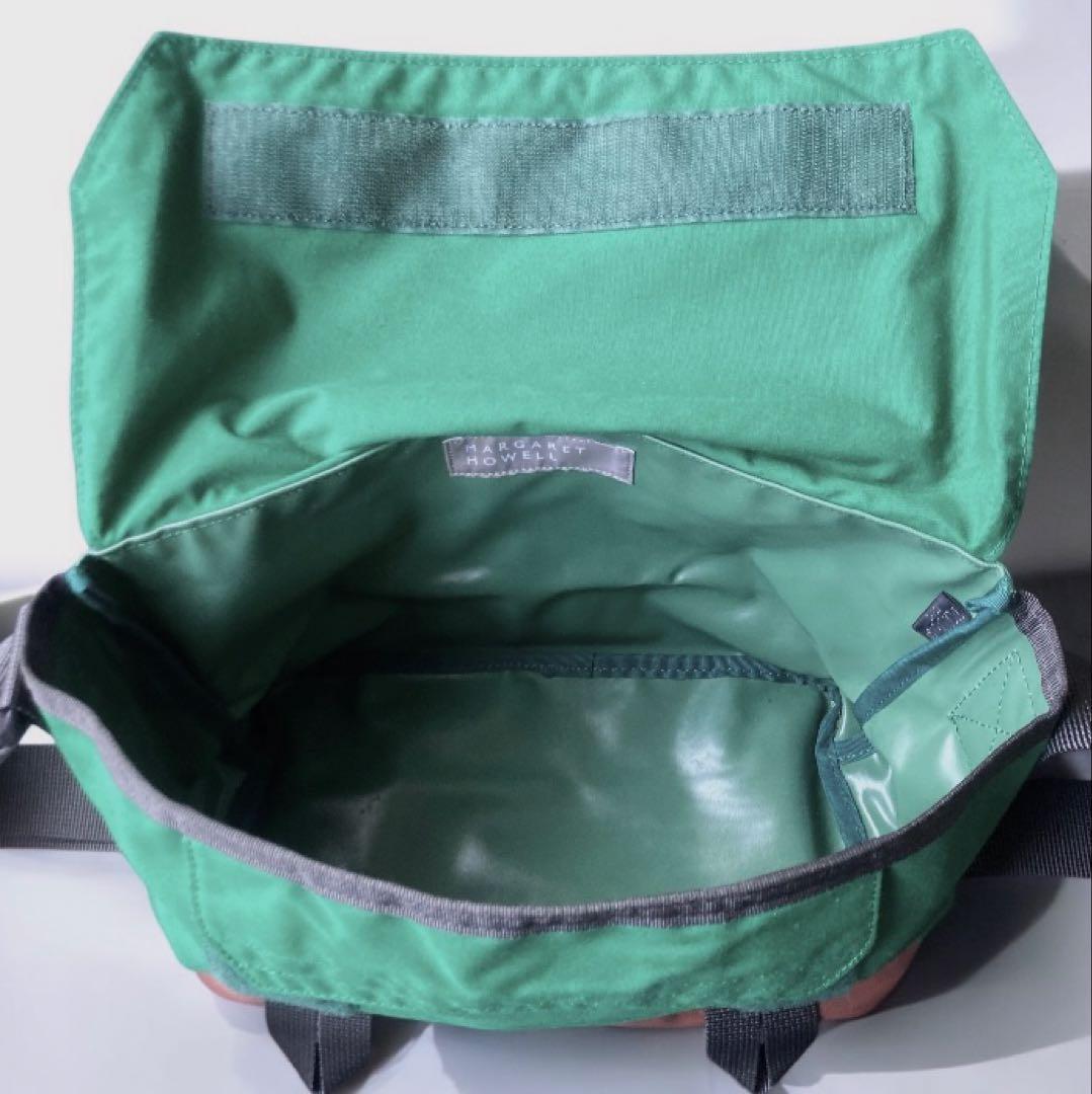 小*1様 【希少】マーガレットハウエル×ポーター メッセンジャーバッグ 緑 茶