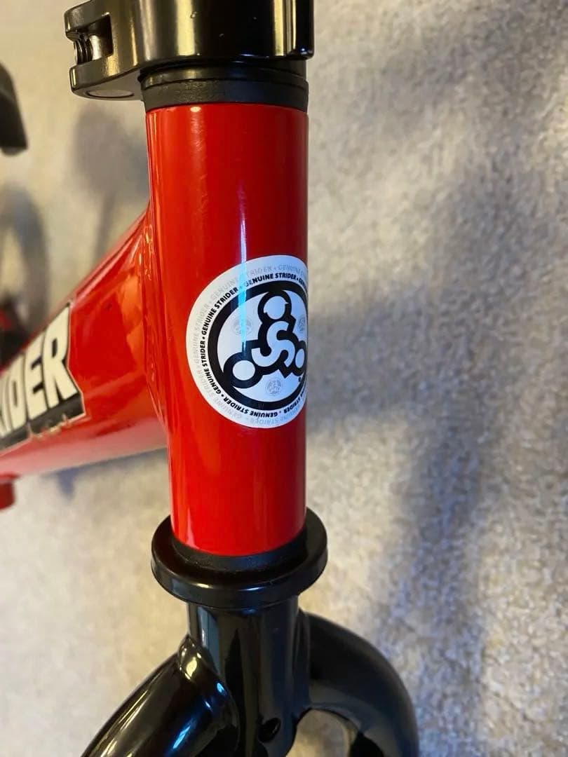 [美品、室内保管] STRIDER スポーツモデル　バランスバイク レッド