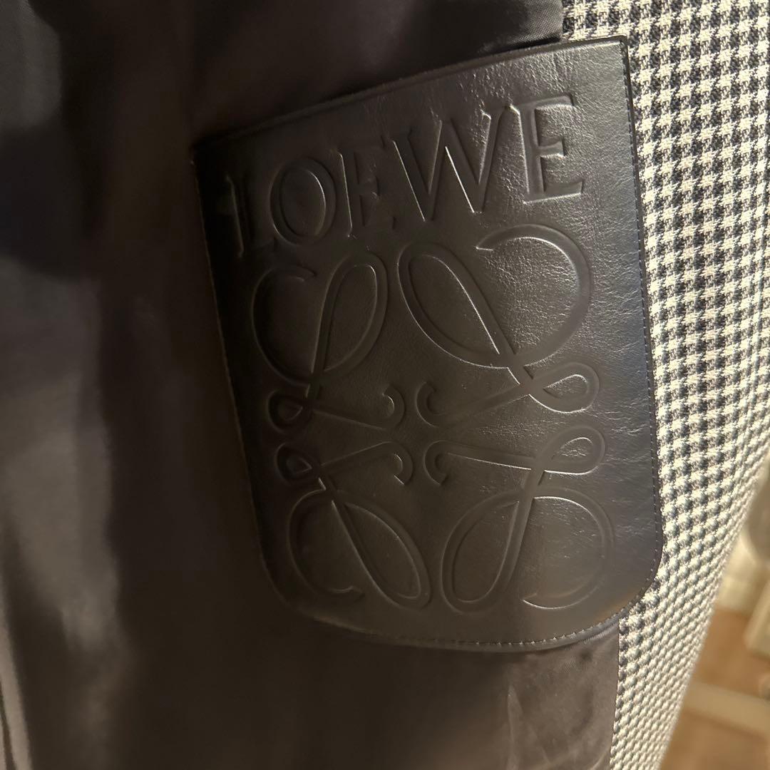 LOEWE ロエベウールシルク　ロングコート