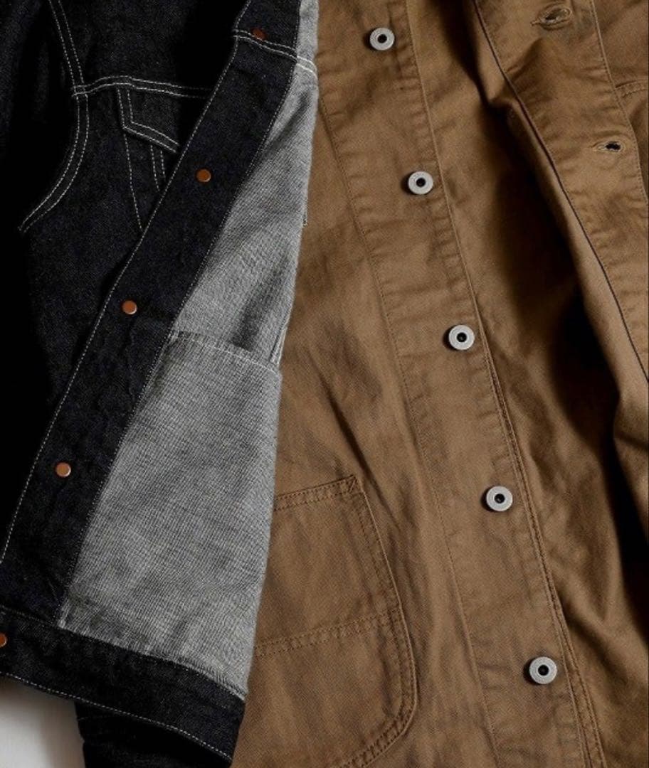 25AW THIRD JACKET COVERALL デニムドッキングジャケット