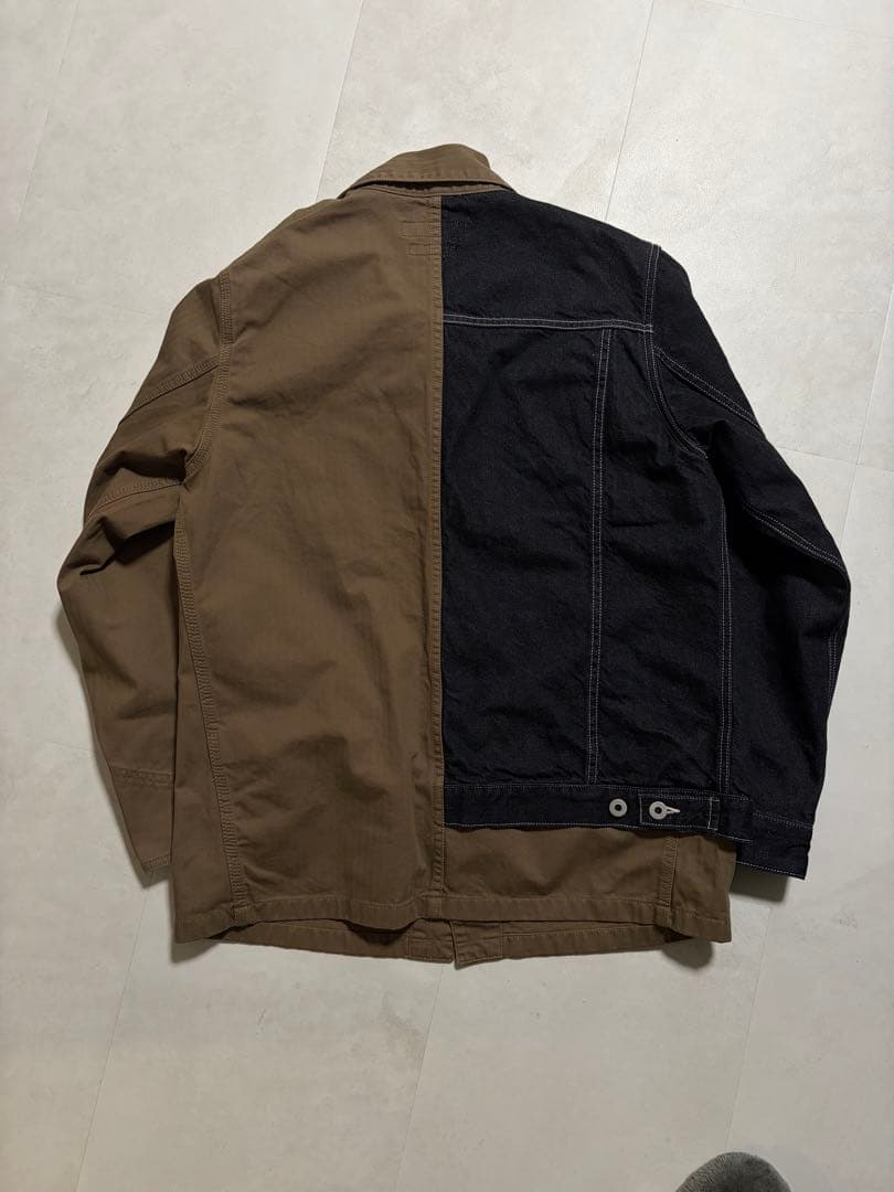 25AW THIRD JACKET COVERALL デニムドッキングジャケット