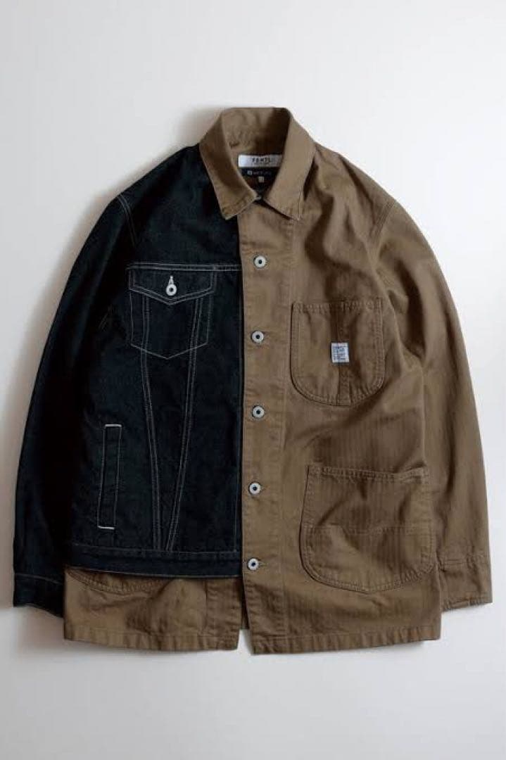 25AW THIRD JACKET COVERALL デニムドッキングジャケット