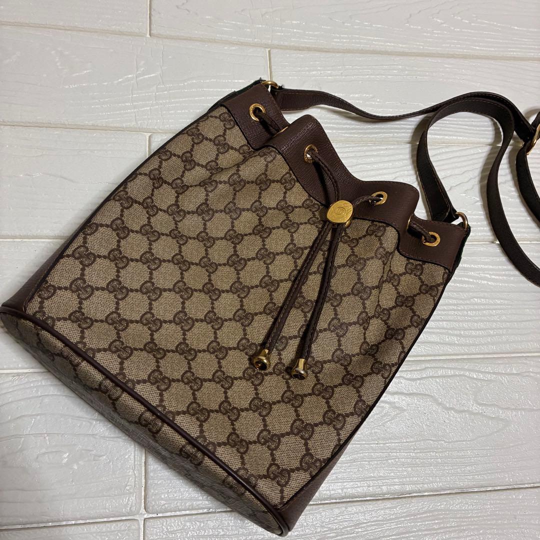 グッチ ショルダーバッグ シェリーライン GGスプリーム PVCライン