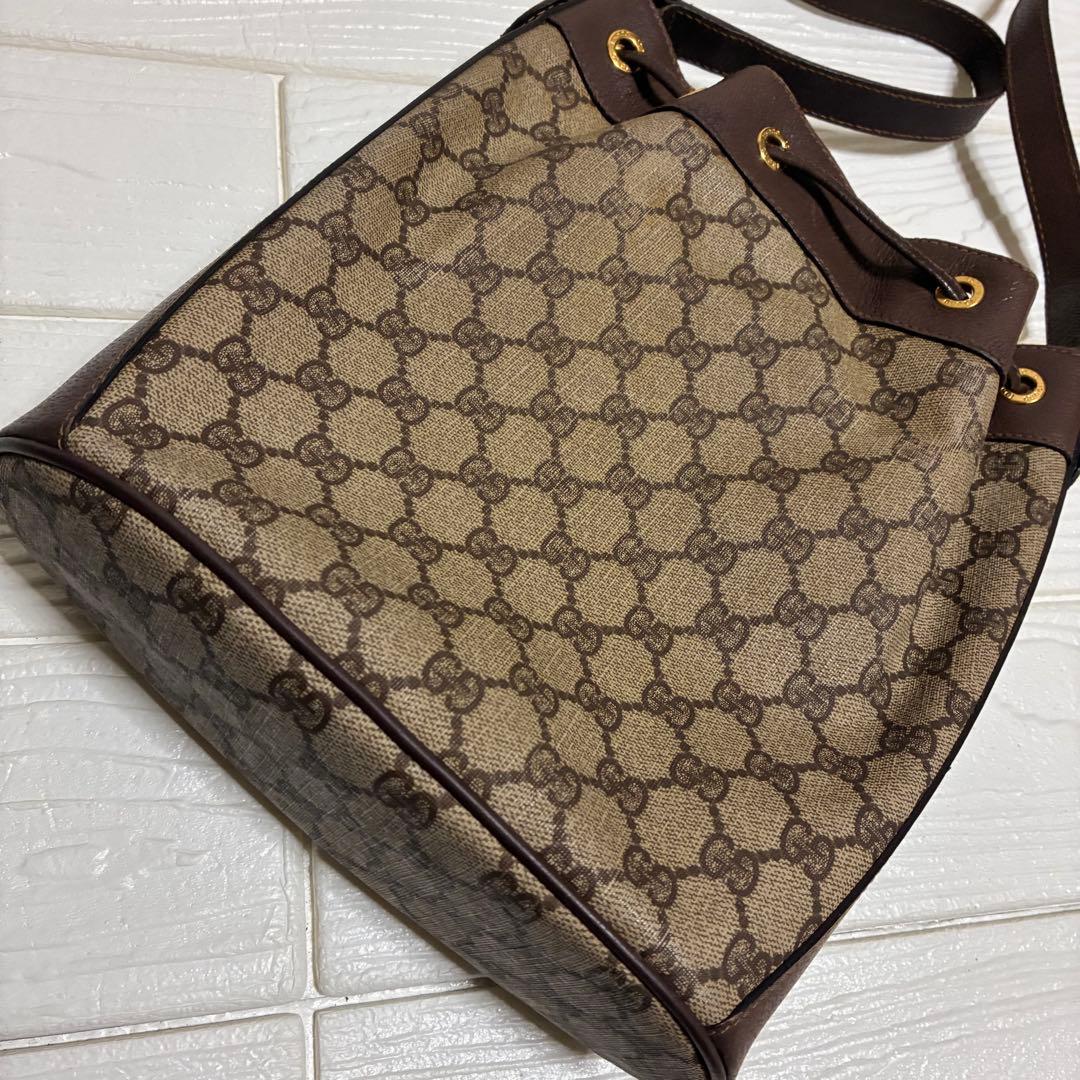 グッチ ショルダーバッグ シェリーライン GGスプリーム PVCライン