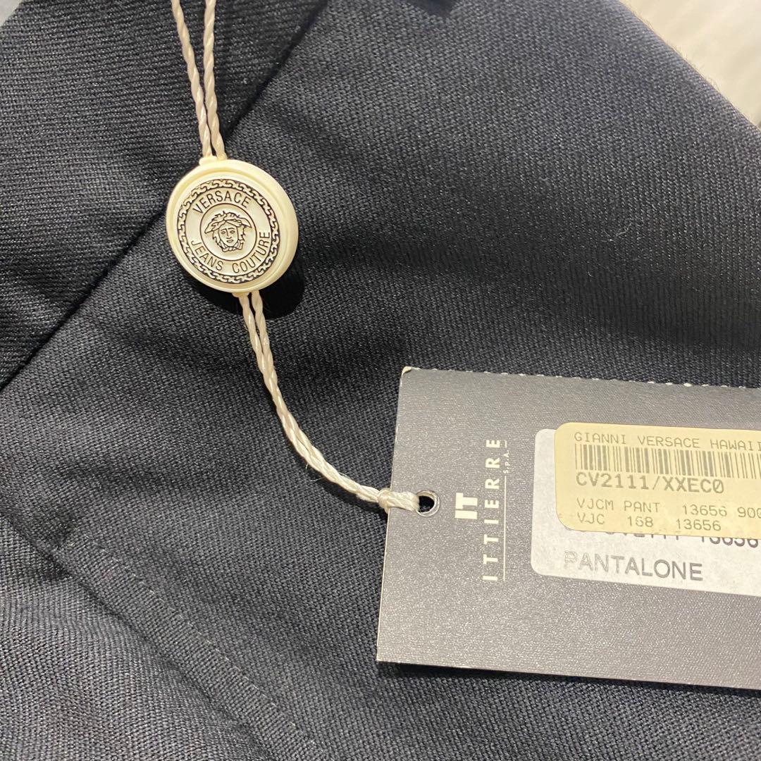 新品　ヴェルサーチ　メンズ　パンツ　スラックス　メデューサ　48　チャームタグ付