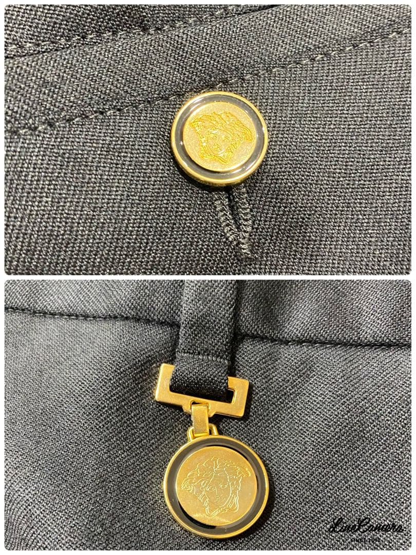 新品　ヴェルサーチ　メンズ　パンツ　スラックス　メデューサ　48　チャームタグ付