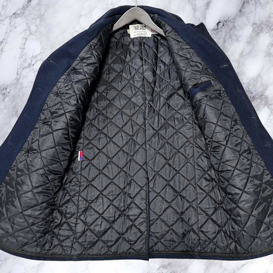 Schott ショット ピーコート ロングコート ダブル ウール キルティング