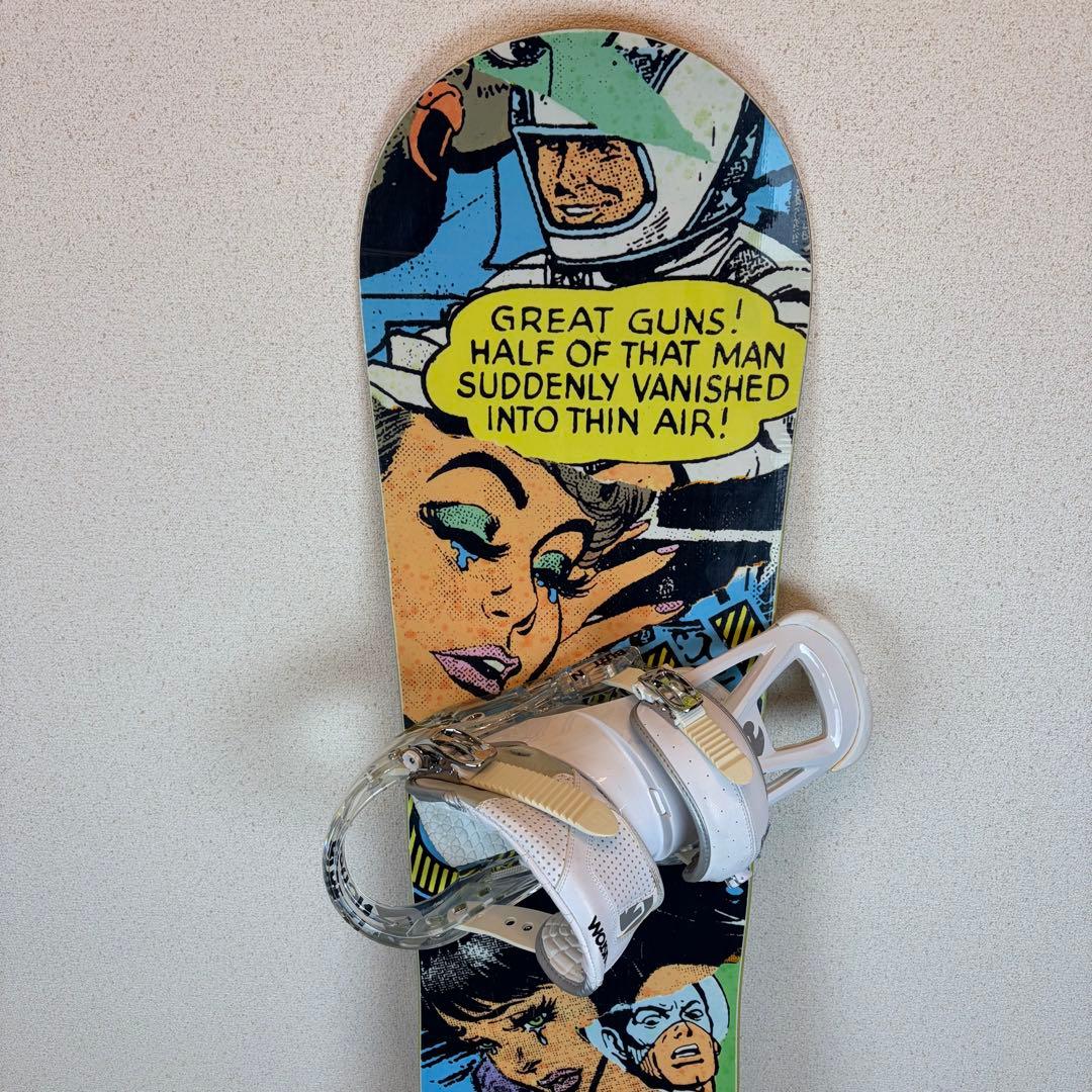 おまけ付き GNU BURTON スノーボード ビンディングセット